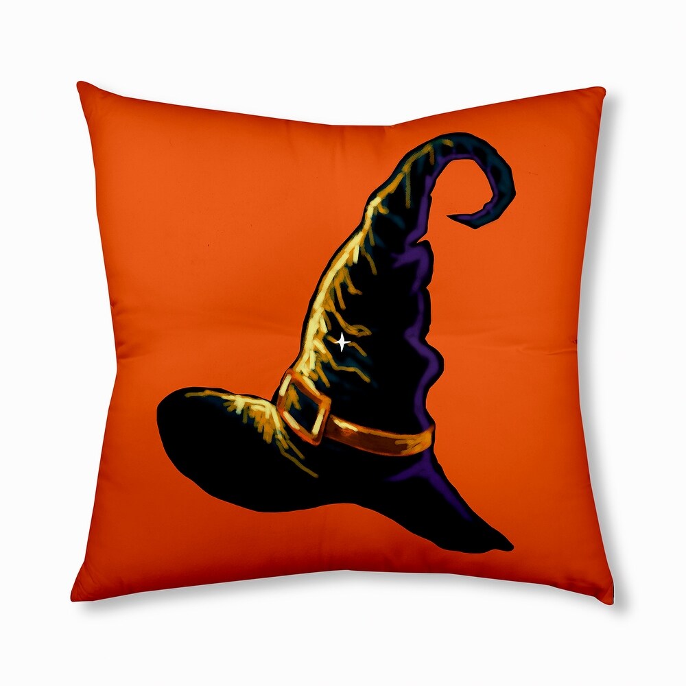 Witchcraft Halloween Design Tufted Floor Pillow