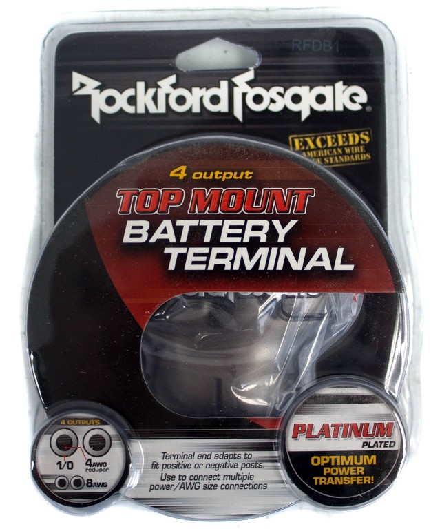 Rockford Fosgate Rfdb1 0 1 4 gauge 8 Ga Positive negative Car Battery Terminal