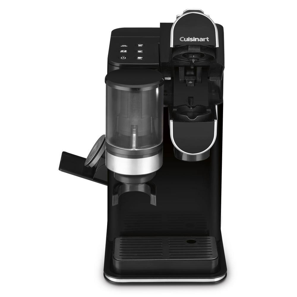 Cuisinart Grind and Brew Single Serve 1-Cup Black Coffee Maker with 48 oz. Water Reservoir and Conical Burr Mill DGB-2