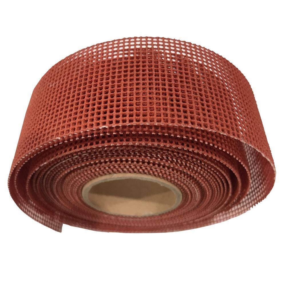 The Plumber's Choice 1.5 in. x 5 yds. 180-Grit Non-Clog Open Mesh Waterproof Sand Cloth for Cleaning Copper Pipes and Fittings 1223R