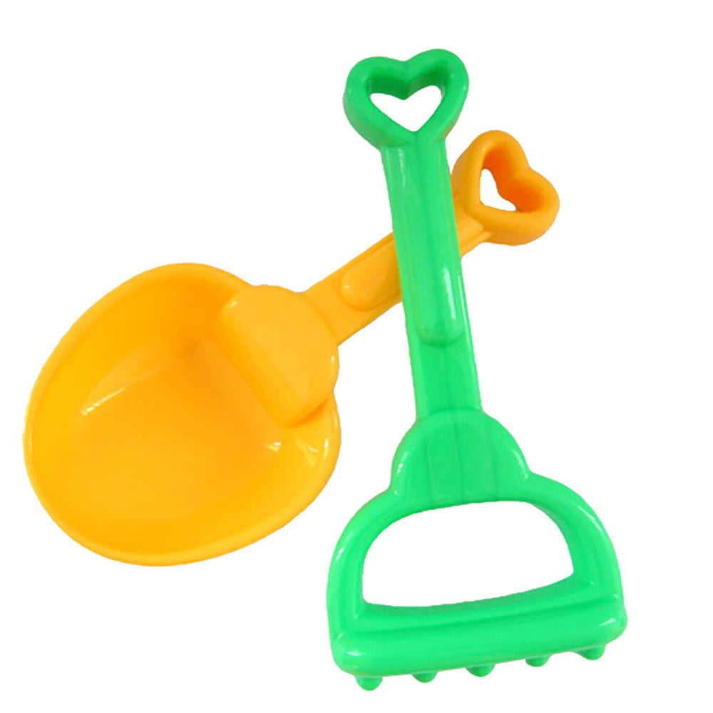 Deals of the Week! 7Pcs Sand Sandbeach Kids Beach Toys Castle Bucket Spade Shovel Rake Water Tools