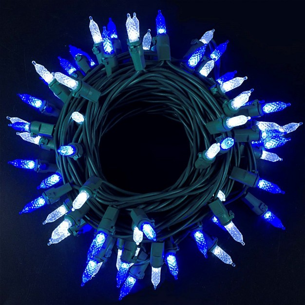 Joiedomi 200 2x100 Led Christmas Lights Blue amp white