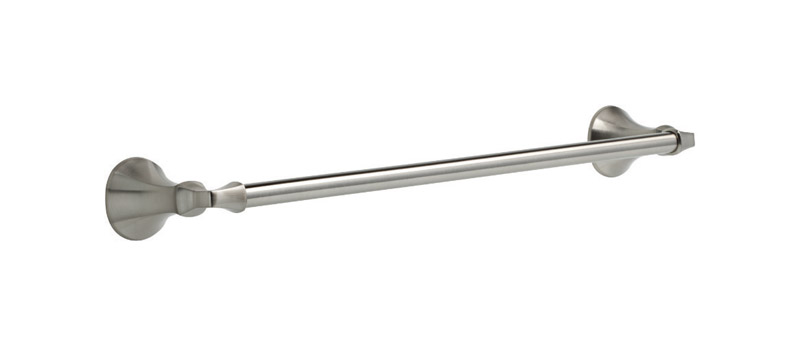 Delta Mandara Brushed Nickel Towel Bar 18 in. L Die Cast Zinc