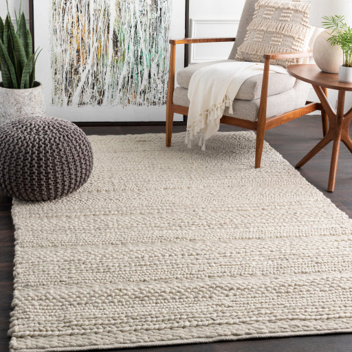 Tahoe Contemporary Wool Ivory Rug