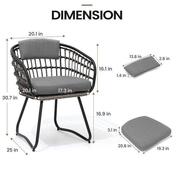 Outdoor 9 Piece Patio Dining Set Rectangle Aluminum Dining Table with Chairs