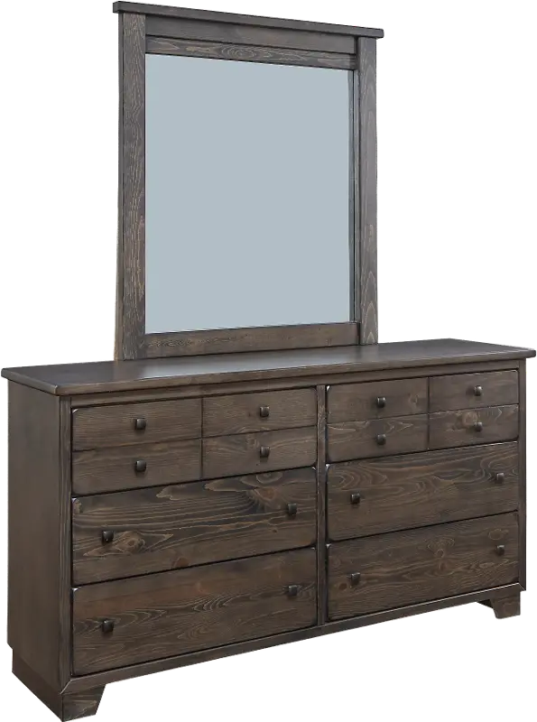 River Oaks Brown Dresser