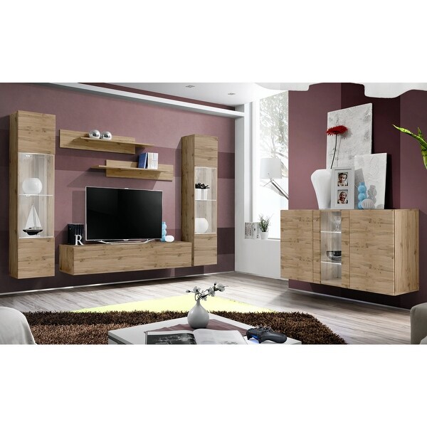 Fly SBI-A3 Wall Mounted Floating Modern Entertainment Center