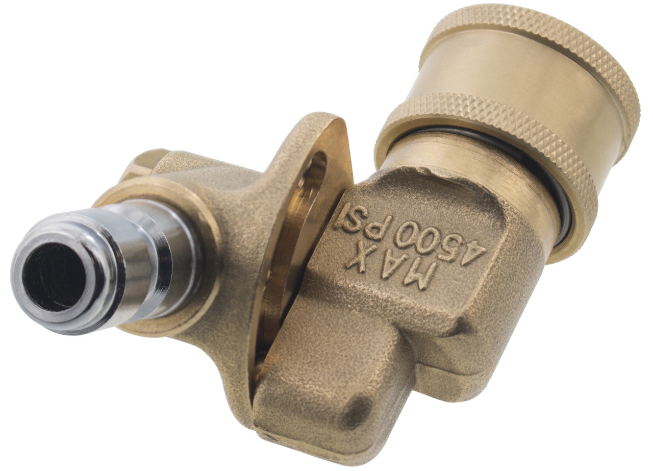 Erie Tools Pressure Washer Pivoting 1/4 Quick Connect Coupler