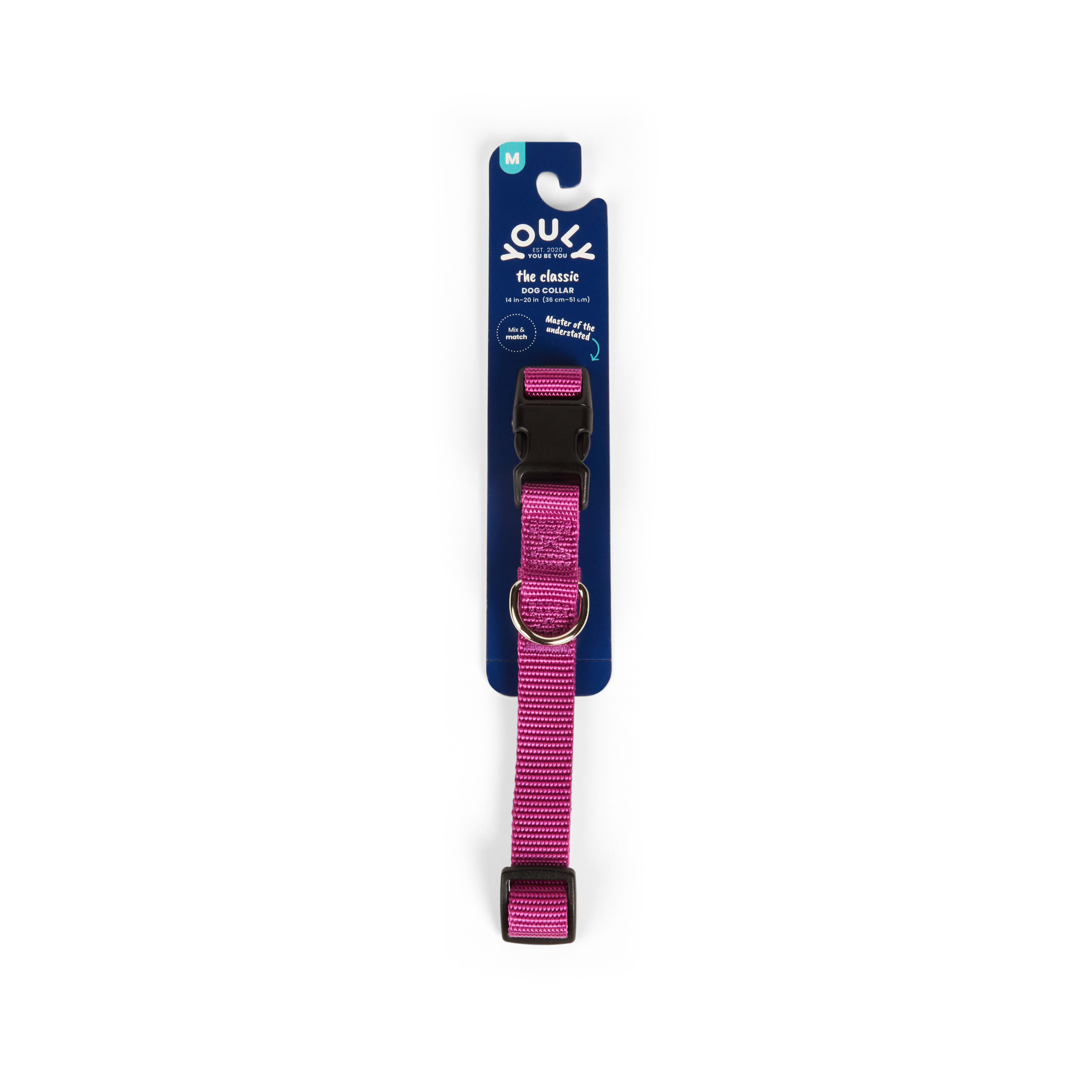 YOULY Berry Adjustable Dog Collar， X-Small