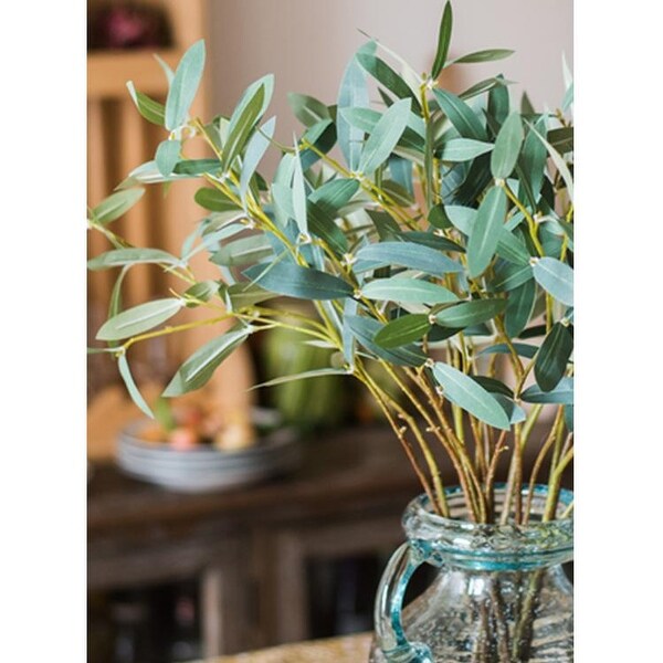 RusticReach Artificial Olive Leaf Stem