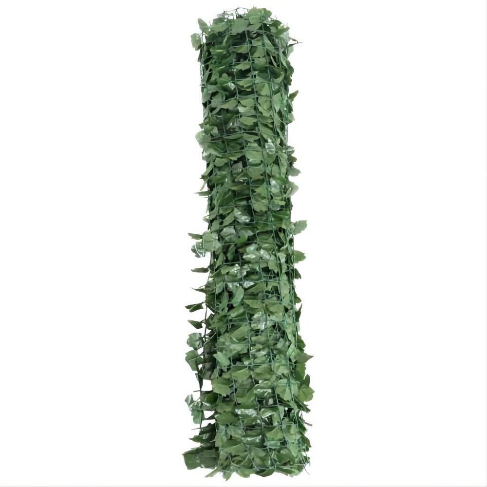 WELLFOR 118 in. W x 59 in. D Plastic Faux Ivy Leaf Decorative Privacy Fence GT-HGY-3048