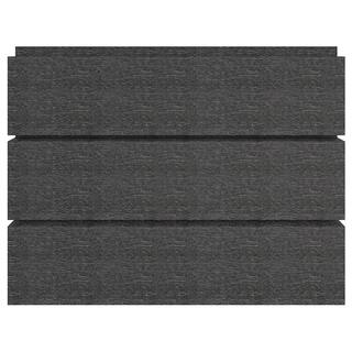 NewTechWood Shadowline All Weather System 6.7 in. x 96 in. Composite Siding in Hawaiian Charcoal UH68-8-CH