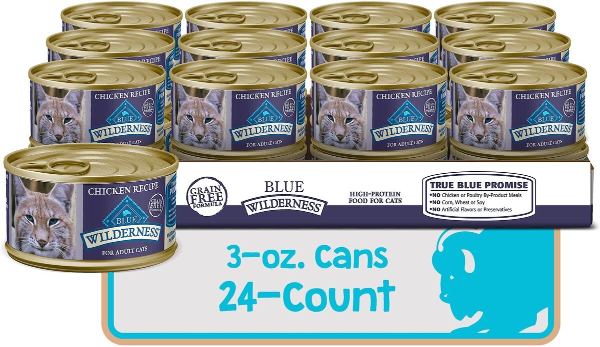 Blue Buffalo Wilderness Chicken Grain-Free Canned Cat Food