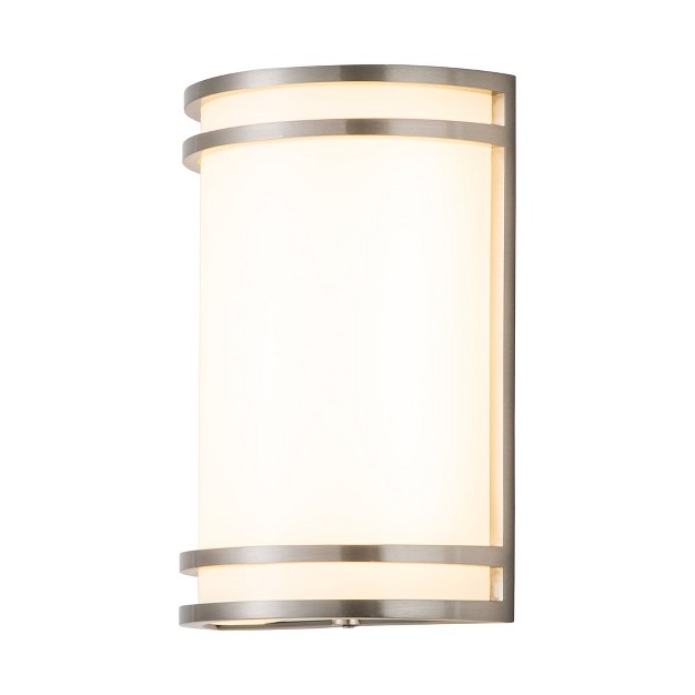 C Cattleya Integrated Led Brushed Nickel oil rubbed Bronze Indoor Wall Light With Acrylic Shade Brushed