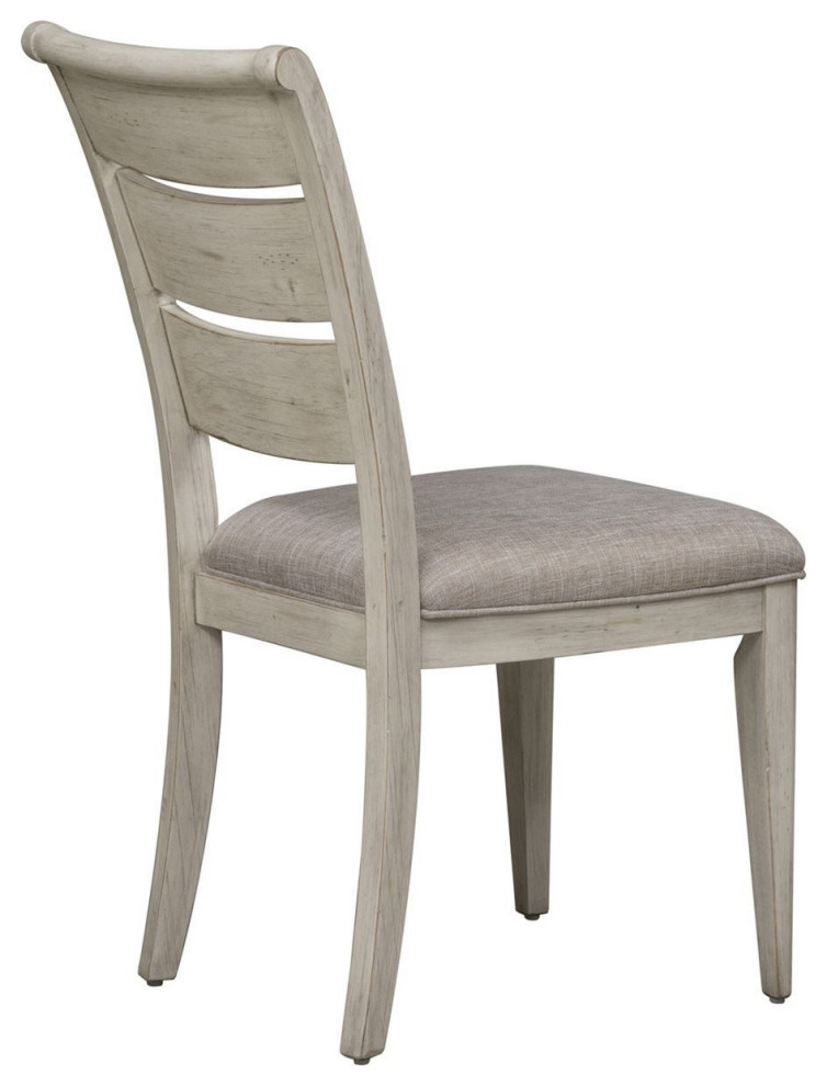 Liberty Furniture Farmhouse Reimagine Ladder Back Side Chair  Set of 2   Farmhouse   Dining Chairs   by Unlimited Furniture Group  Houzz