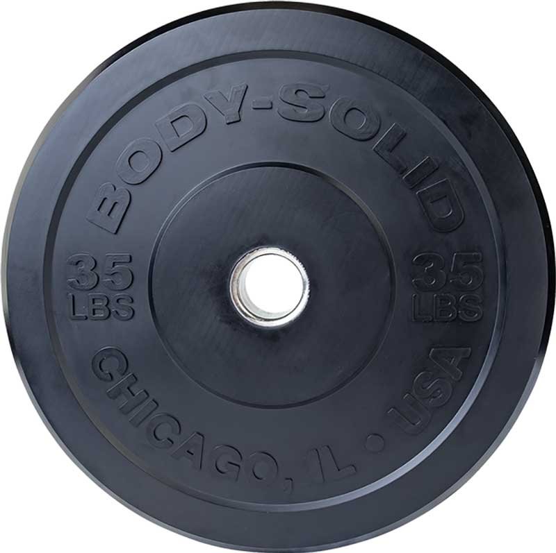 Body-Solid Chicago Extreme Bumper Plates Set