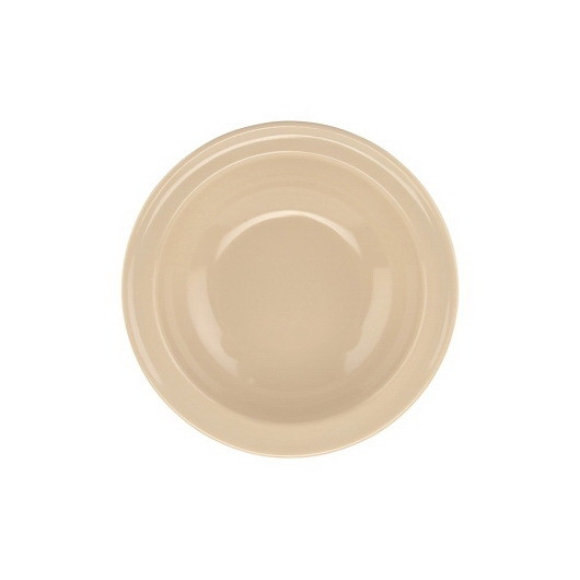 G.E.T. Enterprises Supermel Rimmed Deep Tan Bowl  ...