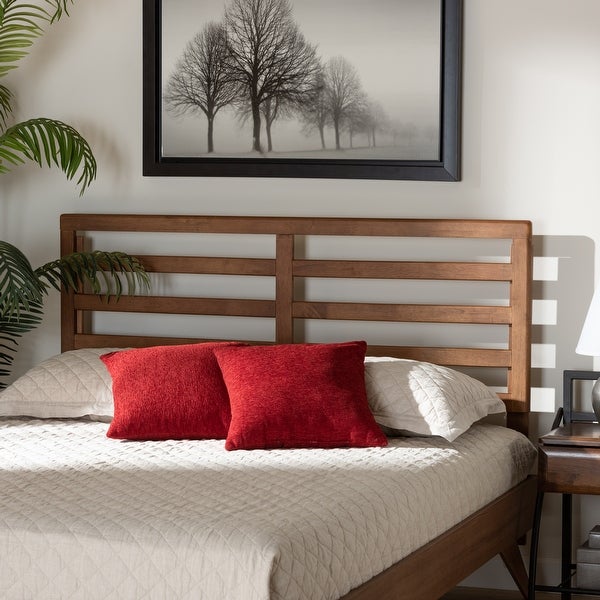 Akemi Modern and Contemporary Wood Headboard - - 33123260