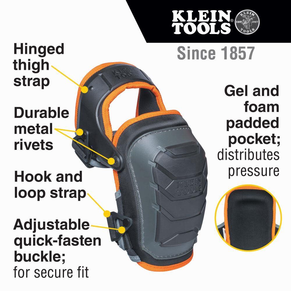 Klein Tools Heavy Duty Hinged Knee Pads 60491 from Klein Tools