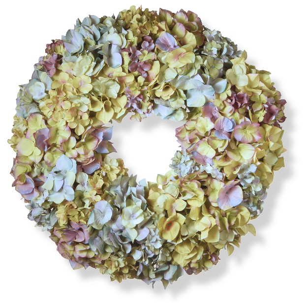 Mixed Hydrangea Wreath (18.5