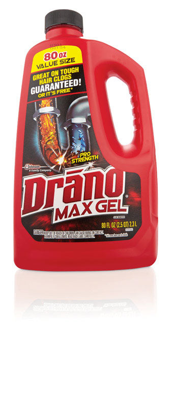 DRANO MAX GEL CLOG REMOV