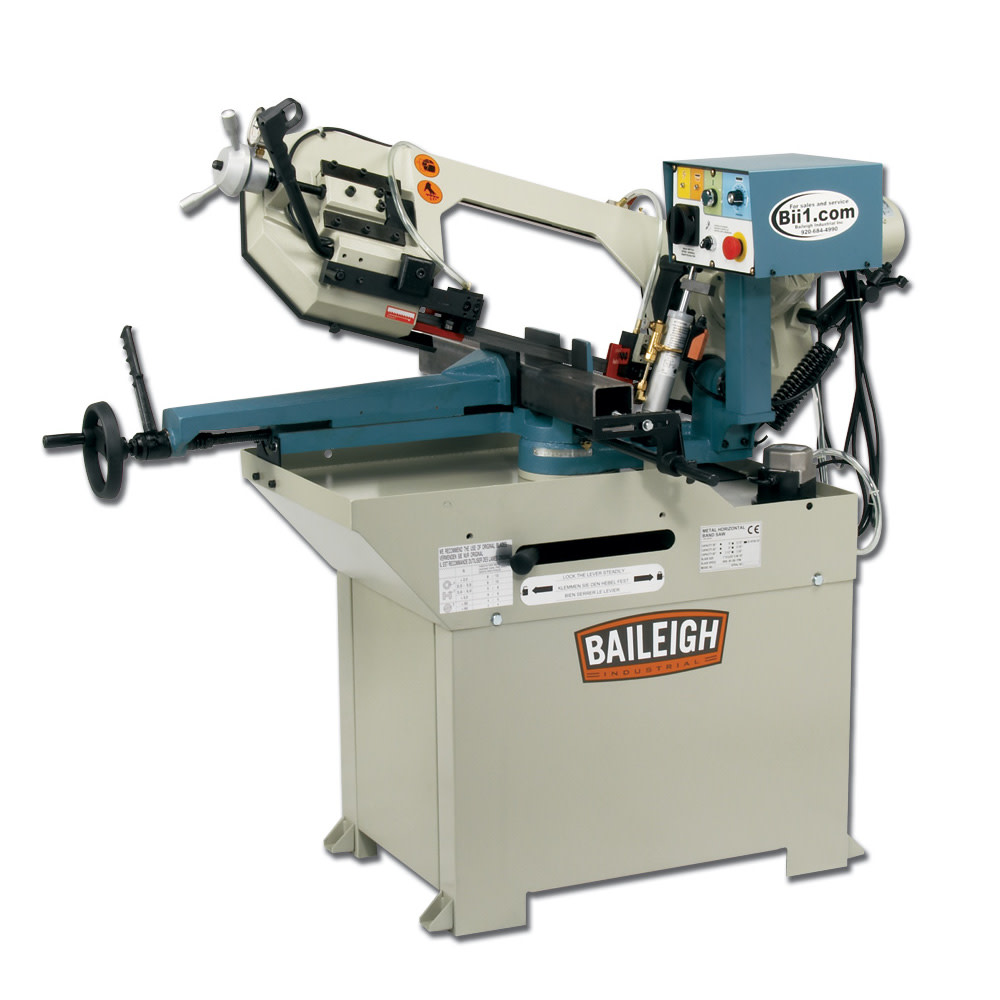 Baileigh BS-250M Horizontal Band Saw Single Mitering 110V 1 Phase ;