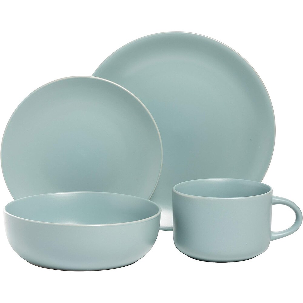 Wazee Matte 32 Pc Coupe Dinnerware Set