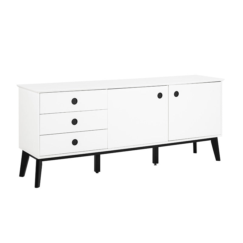 SABINE Sideboard Buffet 180cm - White/Black