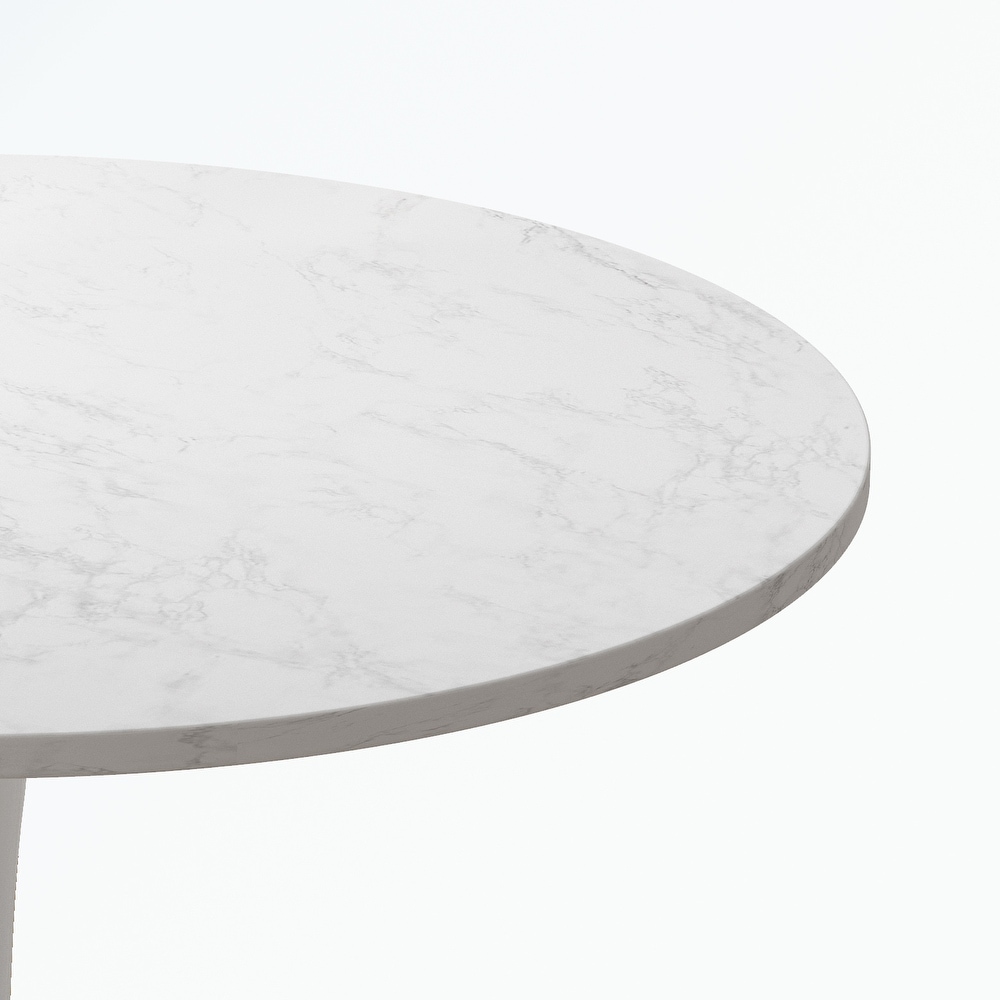 Round Dining Table  Metal Base