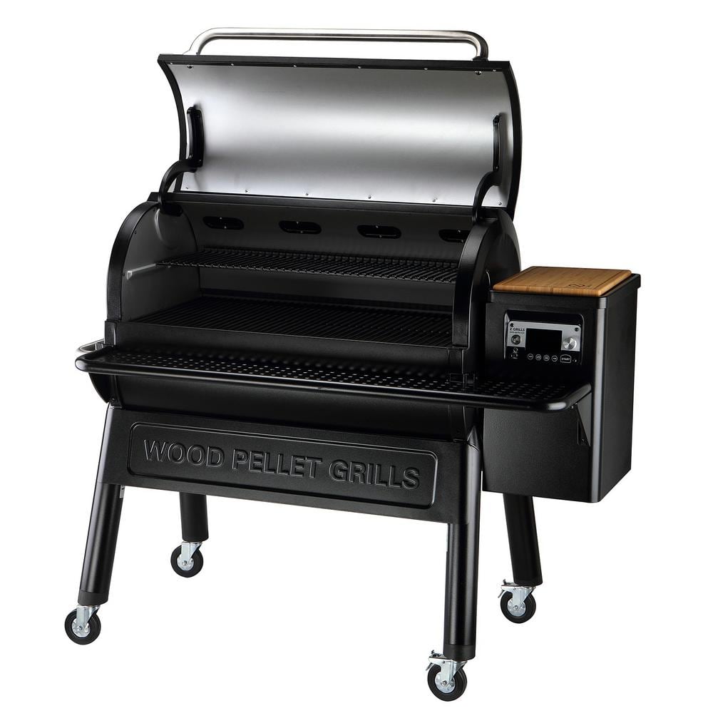 Z GRILLS 1068 sq. in. Wi-Fi Pellet Smart Grill and Smoker in Black ZPG-11002B