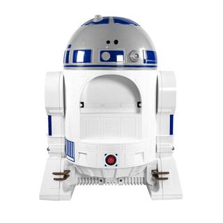 Uncanny Brands 2 oz. Kernel Capacity in BlueWhite with Fully Operational Droid Kitchen Appliance Star Wars R2D2 Popcorn Maker POP-SRW-R2D2