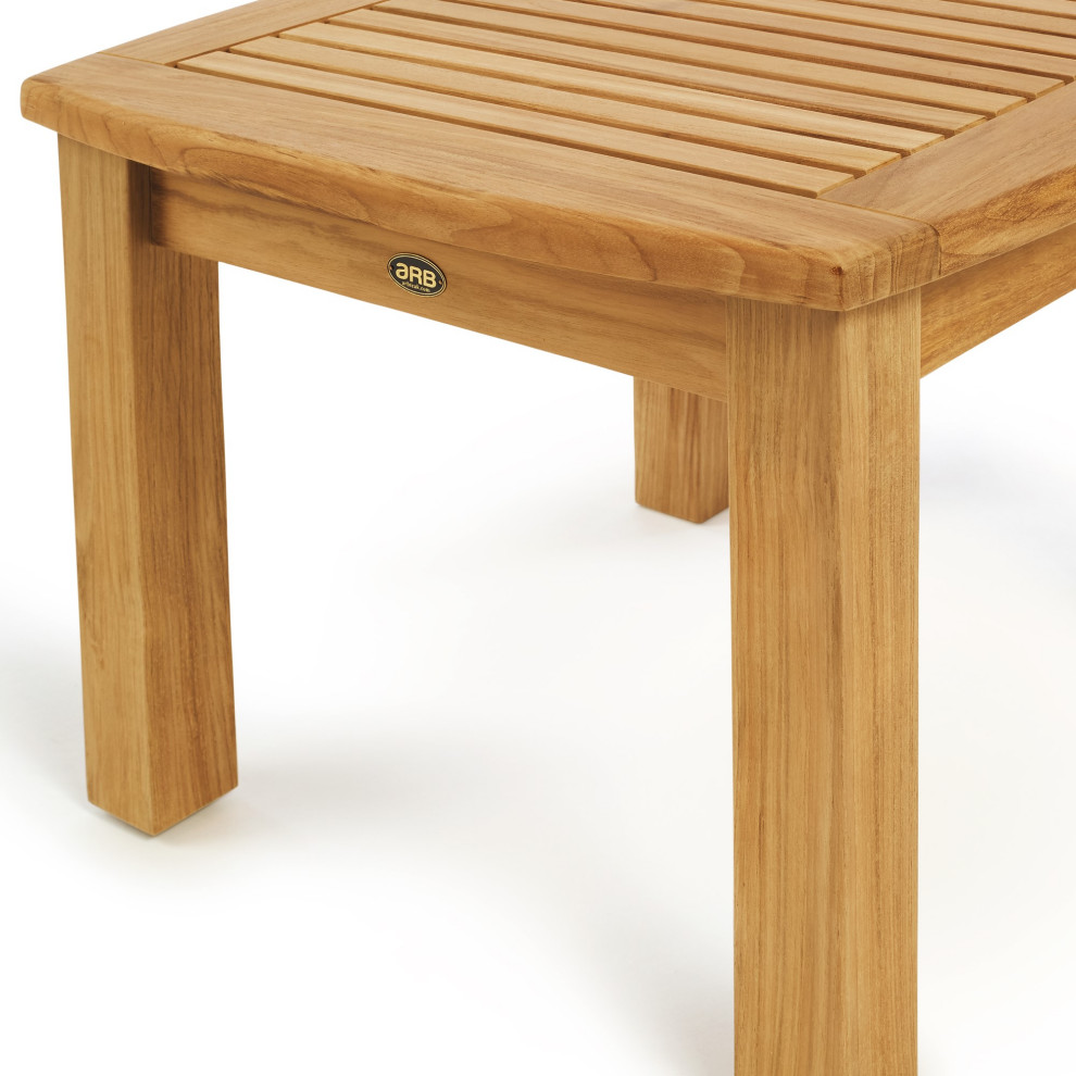 Teak Coffee Table Colorado   Square 40 quot(100 cm)   Transitional   Outdoor Coffee Tables   by ARB Teak  ampSpecialties  Houzz