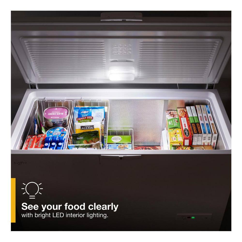 Whirlpool 16 cu. ft. Manual Defrost Residential Convertible Freezer in White WZC5216LW