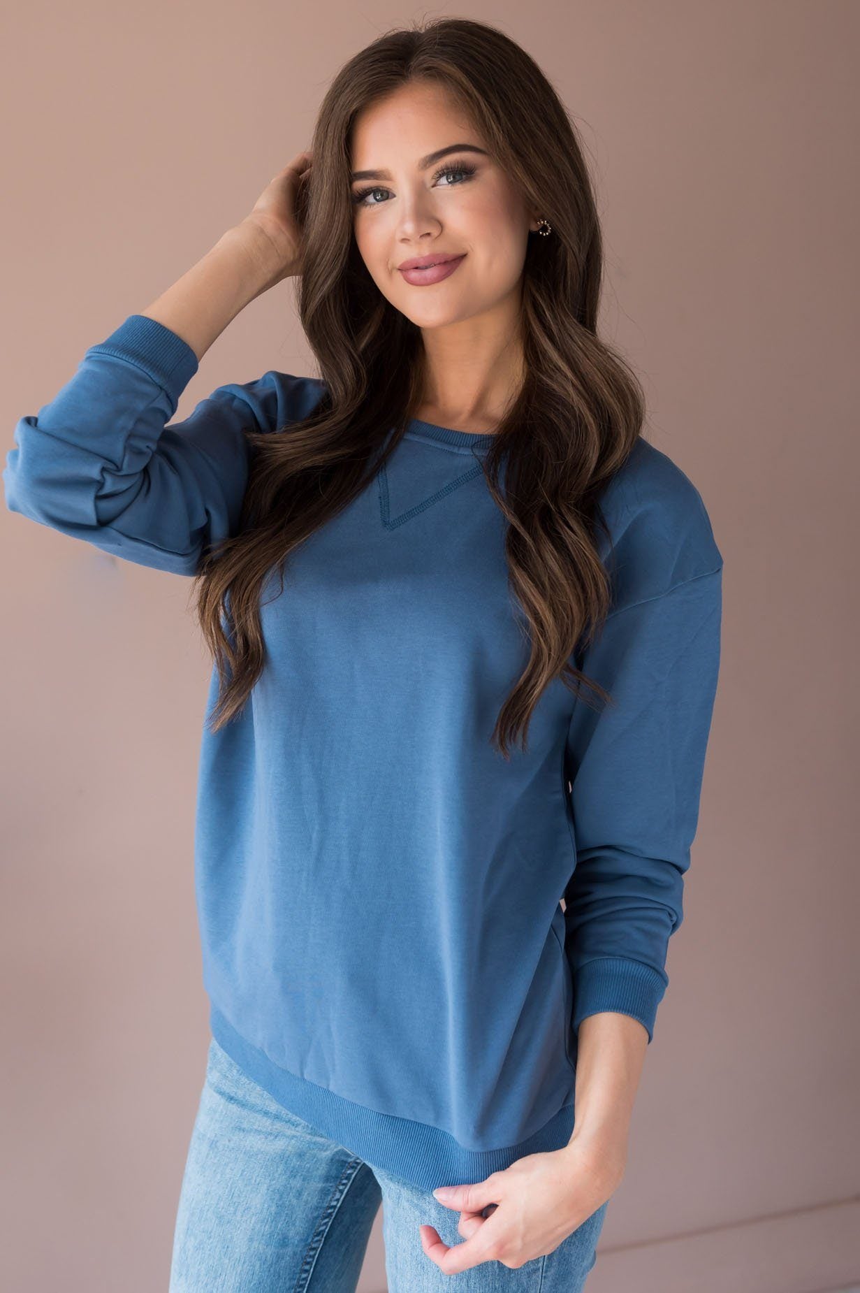 Casual Comfort Modest Sweater