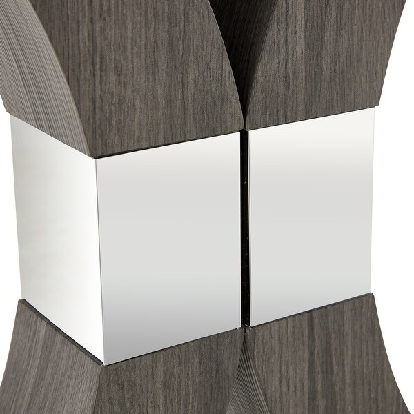 Modern minimalist style wood foyer table