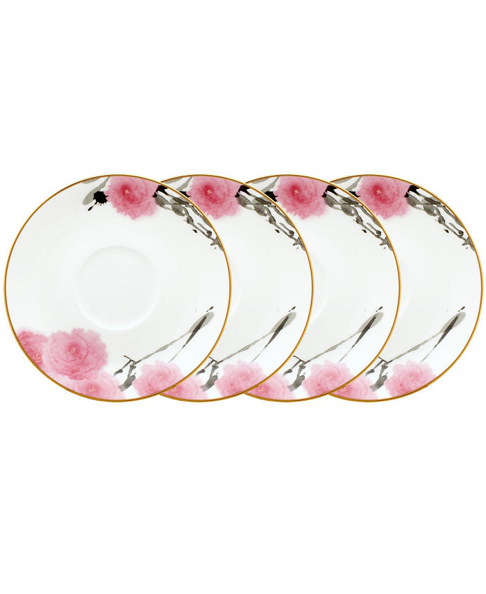 Noritake Yae Set of 4 Saucers 6