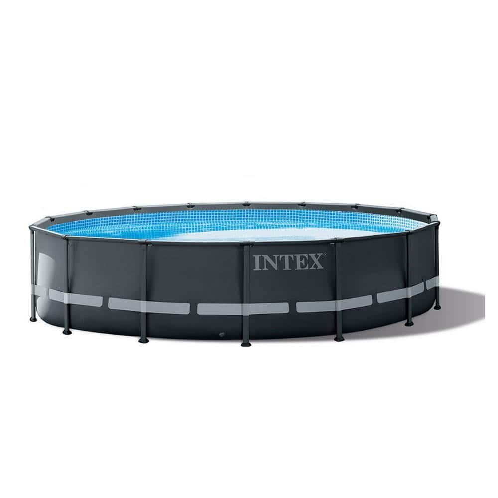 Intex 16 ft. x 48 in. Ultra XTR Round Frame Above Ground Swimming Pool Set with Pump 26325EH