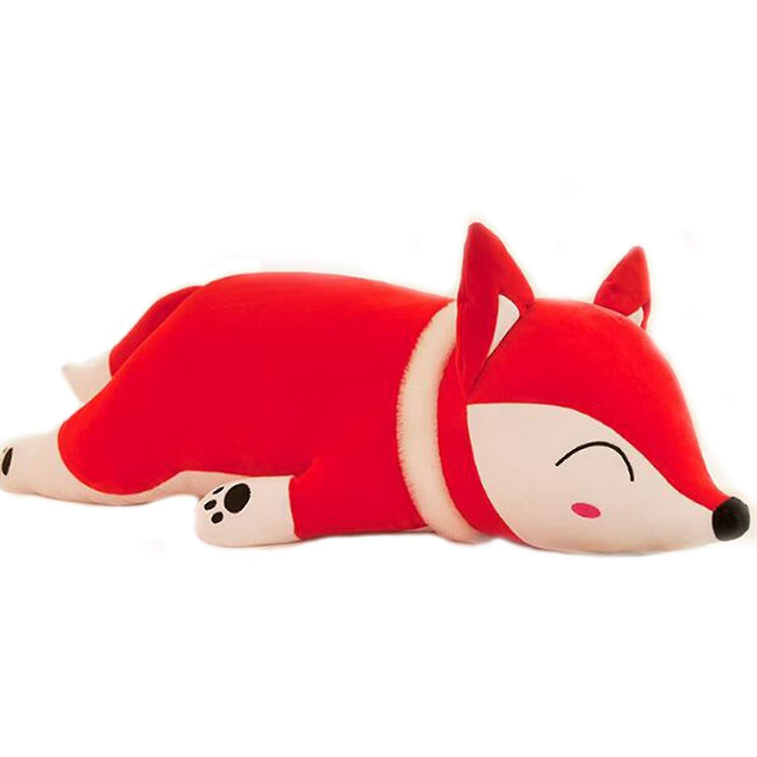 Stuffed Fox Animal Plush Toys Red Animal Stuffed Plushies Super Soft Cute Cuddly Pillow Cushion Stuf