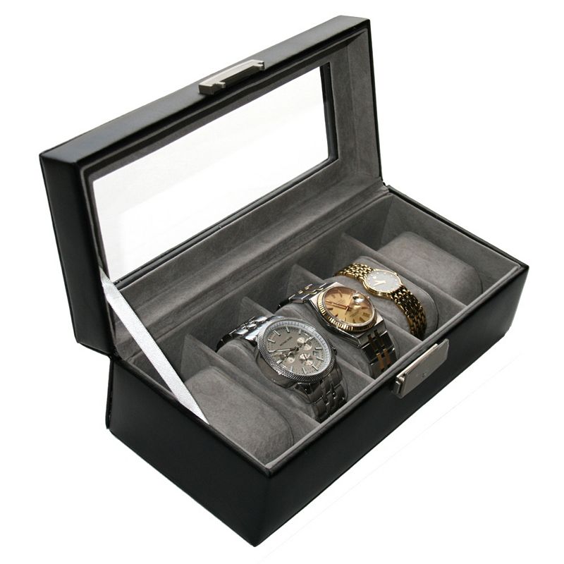 Royce Leather 5-Slot Watch Box