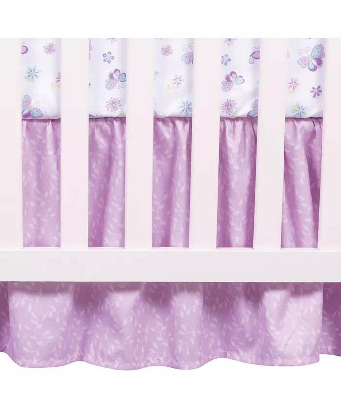 Trend Lab Sammy and Lou Butterfly Meadow 4 Piece Crib Bedding Set