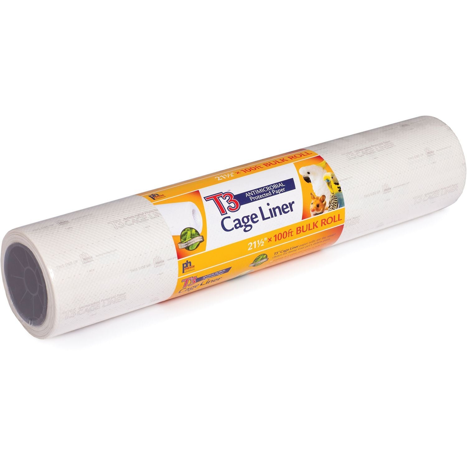 Prevue Pet Products T3 Antimicrobial Cage Liner， 21.5 in. x 100 foot roll