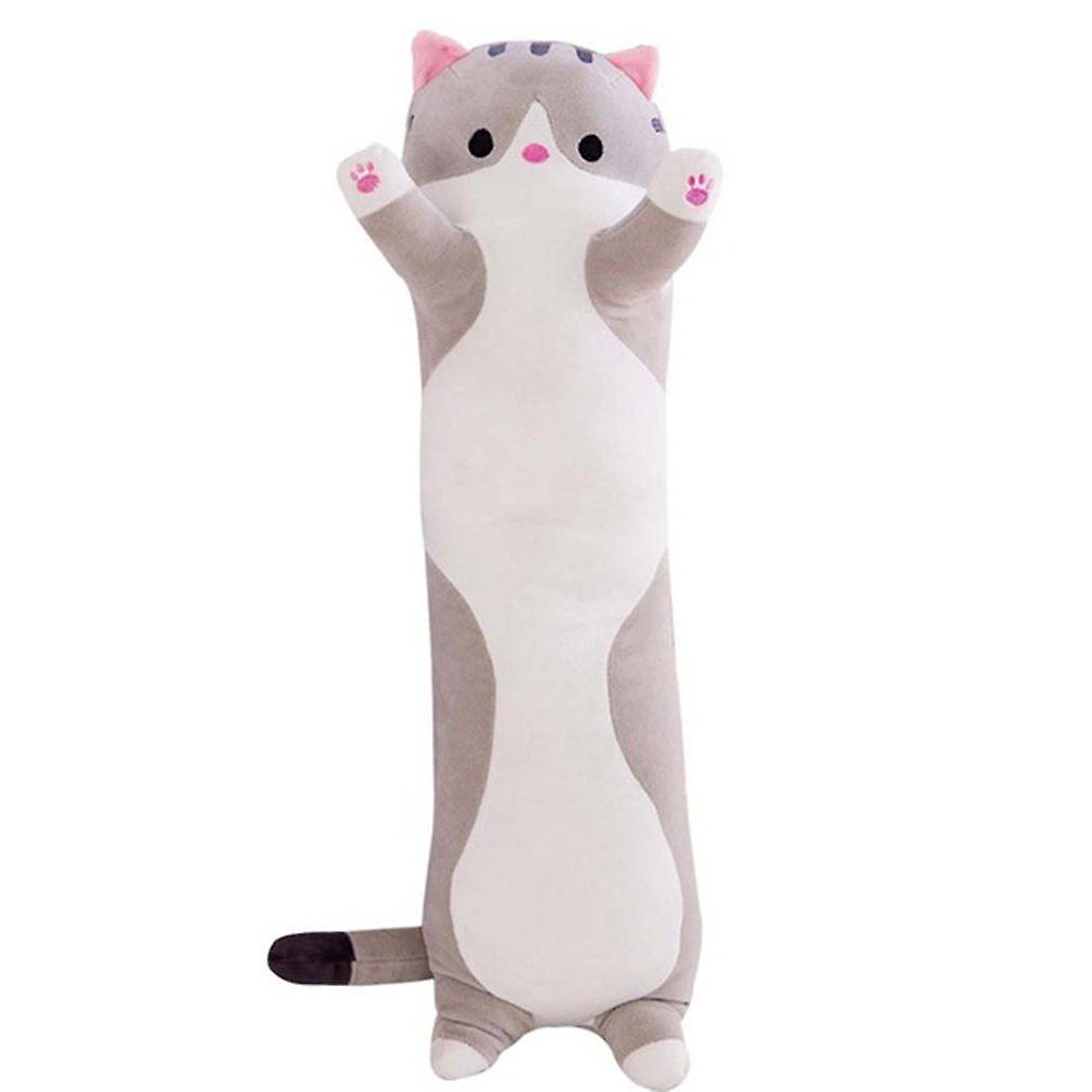 Cute Soft Plush Long Cat Pillow Cotton Doll Toy Office Lunch Sleeping Pillow Christmas Gifts Birthday For Kids Girlfriend