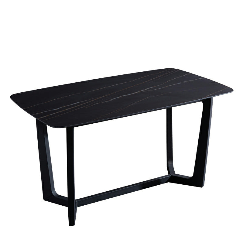 YARELI Sintered Stone Dining Table - 180cm - Black