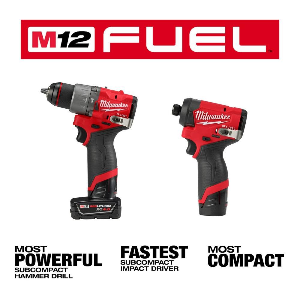 Milwaukee M12 FUEL 2 Tool Combo Kit 3497-22 from Milwaukee