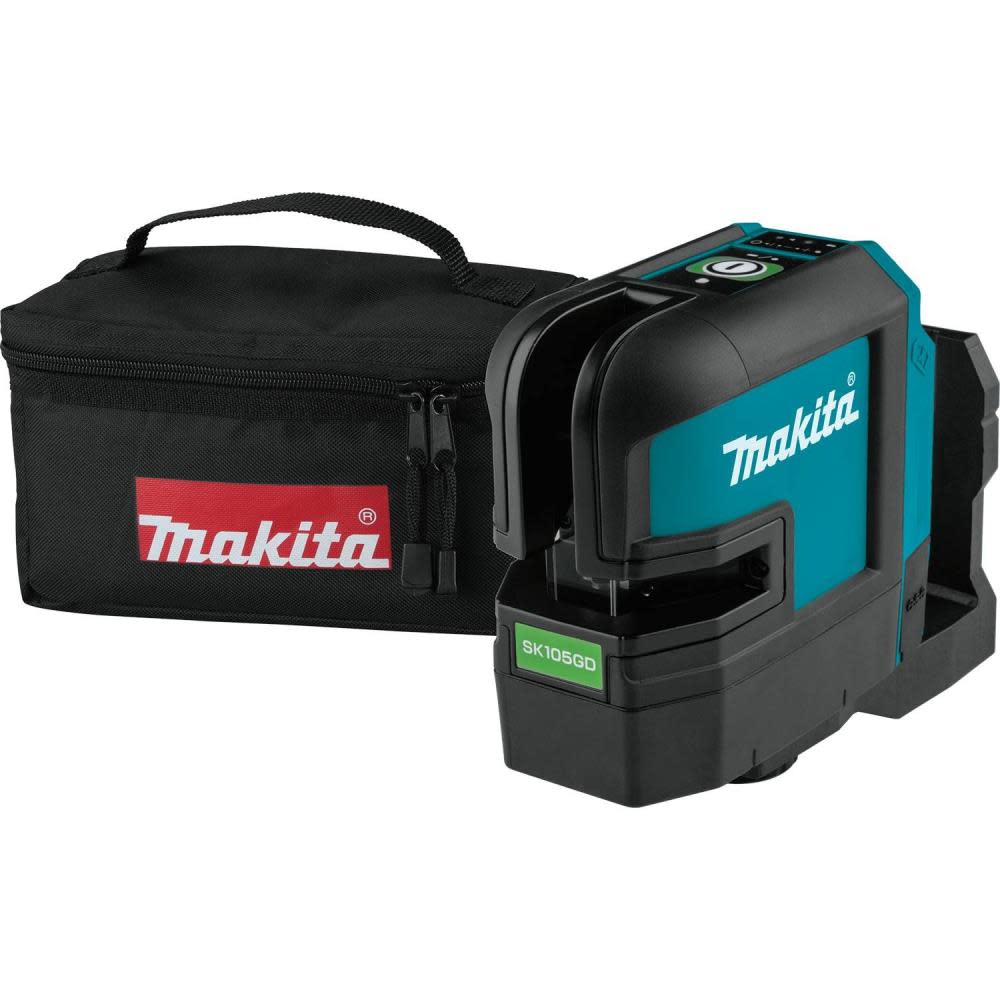 Makita 12V Max CXT Self Leveling Cross Line Green Beam Laser Bare Tool SK105GDZ from Makita