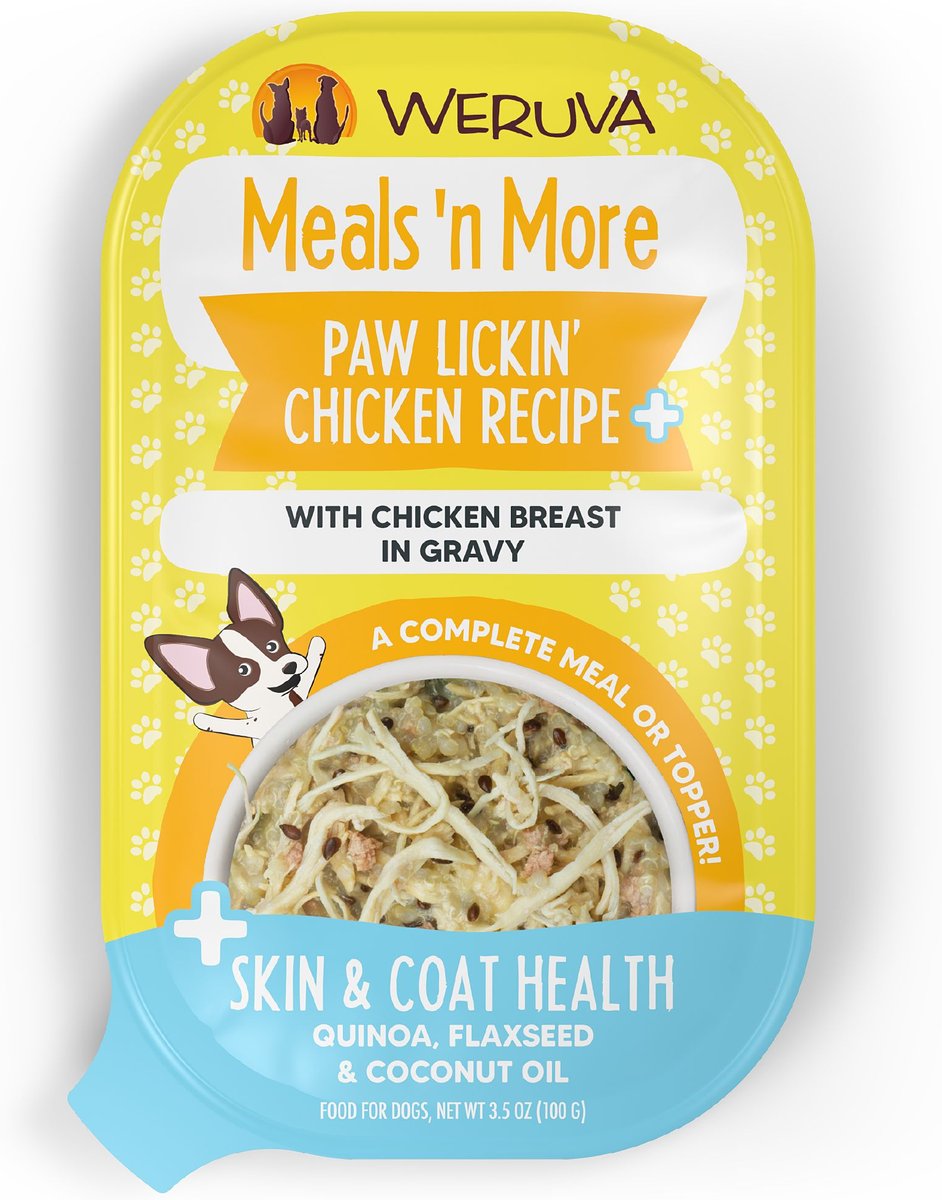 Weruva Meals n More Paw Lickin' Chicken Recipe Plus Grain Free Wet Dog