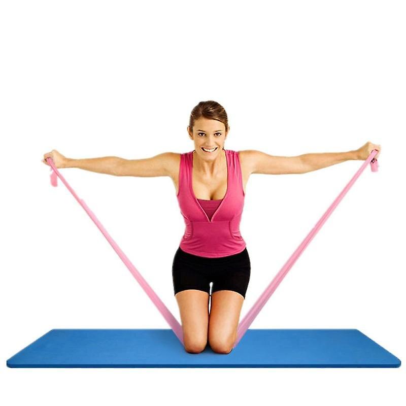 1m Yoga Resistance Bands Fitness Rubber Pilates Belt Training Expander Elastic Strength Loop