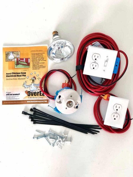 OverEZ Chicken Coop Electrical Heat Package Farm Accessory