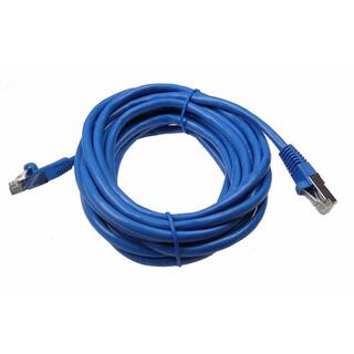 NTW 15 ft. Cat5e Snagless Shielded (STP) Network Patch Cable Blue 345-S5E-015BL