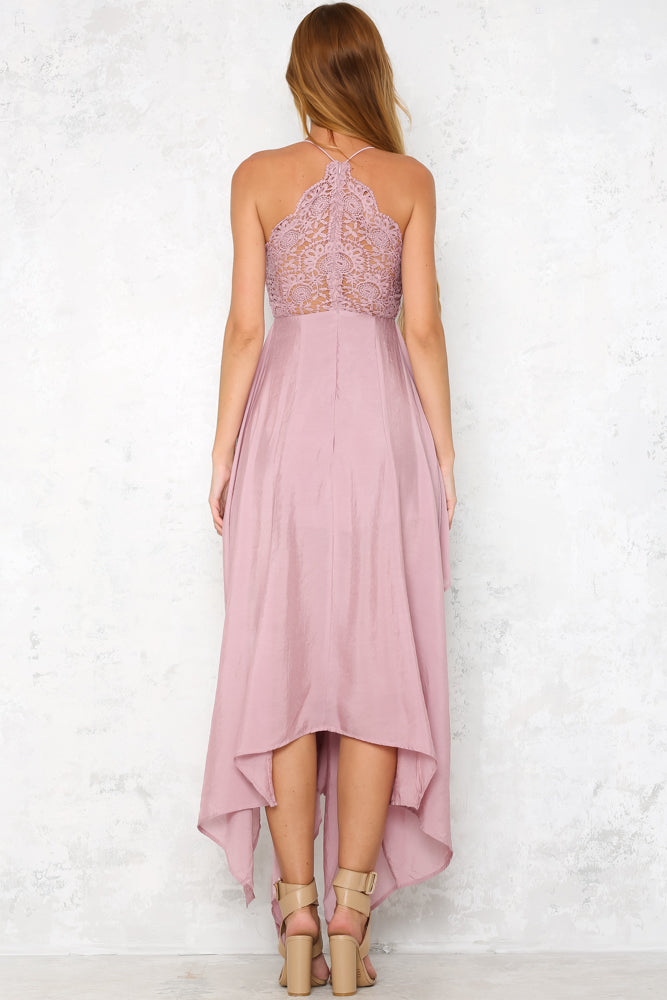 Oh Desire Maxi Dress Light Rose